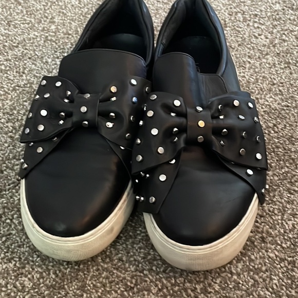 Women's Slip on J slides with Bow - Picture 1 of 2